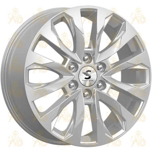 K&K КР007 8x20 6*139.7 ET55 DIA100.1 Elite silver Литой