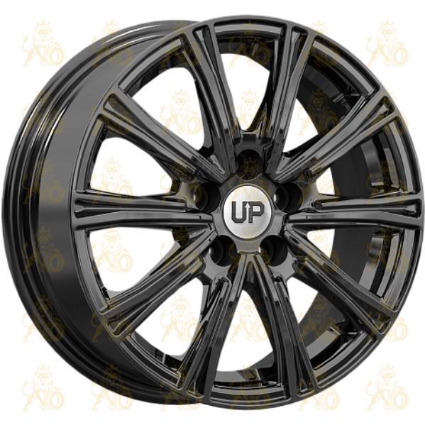 Wheels UP UP123 6x15 5*100 ET45 DIA67.1 New Black Литой