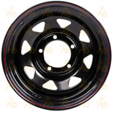 Off Road Wheels Renault Duster 7x16 5*114.3 ET20 DIA84.1 Black Штампованный