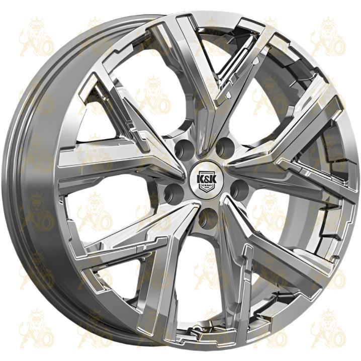 K&K Айона 6.5x18 5*108 ET33 DIA60.1 Дарк платинум Литой