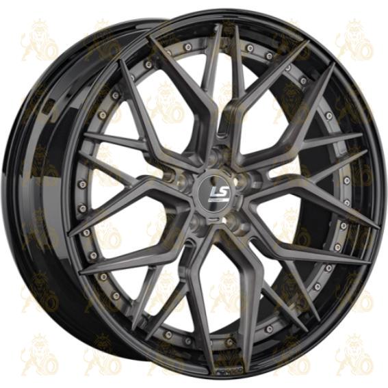 LS Forged FG35 10.5x21 5*112 ET43 DIA66.6 ALBRSD-GM/BK Кованый