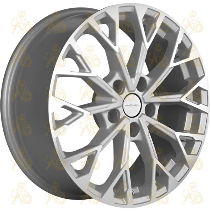 Khomen KHW 1718 7x17 5*114.3 ET37 DIA66.6 F-Silver-FP Литой
