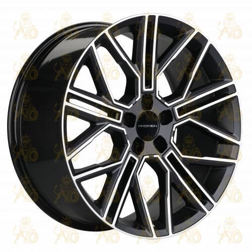 Khomen KHW 2101 9.5x21 5*112 ET36 DIA66.6 Black-FP Matt Литой