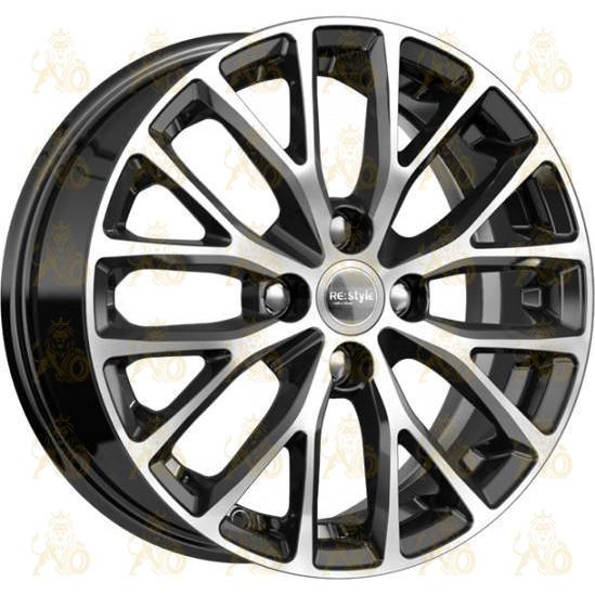 K&K КС782 6x15 4*100 ET48 DIA54.1 Алмаз черный Литой