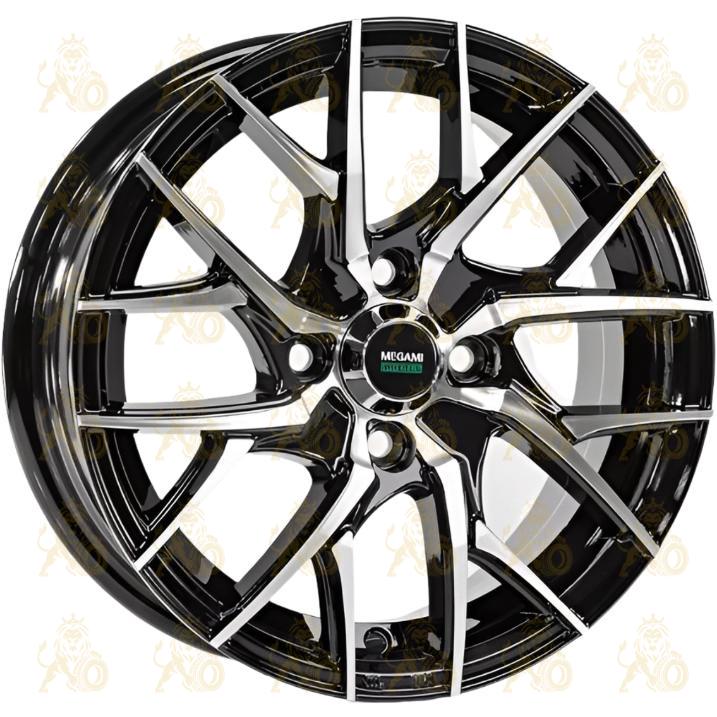 Megami MGM-12 5.5x14 4*98 ET35 DIA58.6 BKF Литой