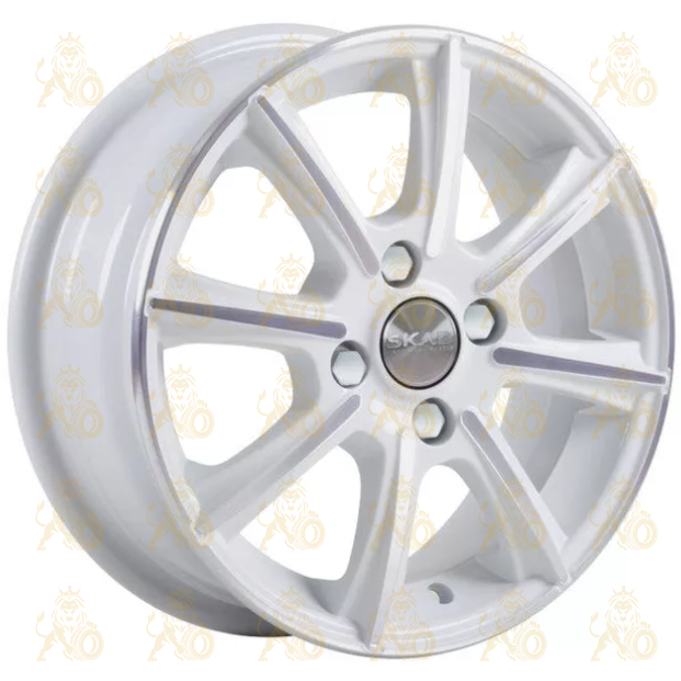 Скад Монако 5.5x14 4*100 ET46 DIA54.1 Алмаз белый Литой