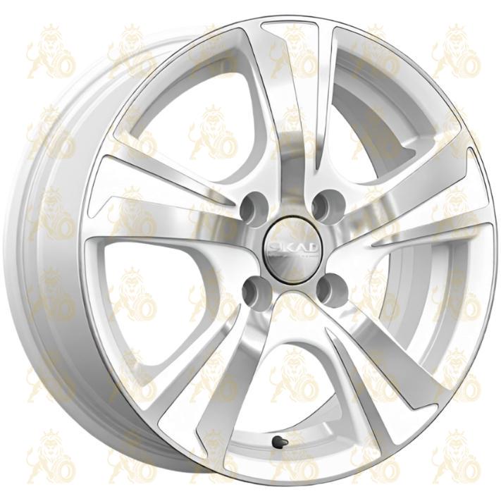 Скад Крит 5.5x14 4*100 ET39 DIA56.6 Алмаз белый Литой
