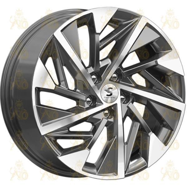 K&K КР009 7.5x18 5*114.3 ET45 DIA60.1 Diamond gloss graphite Литой