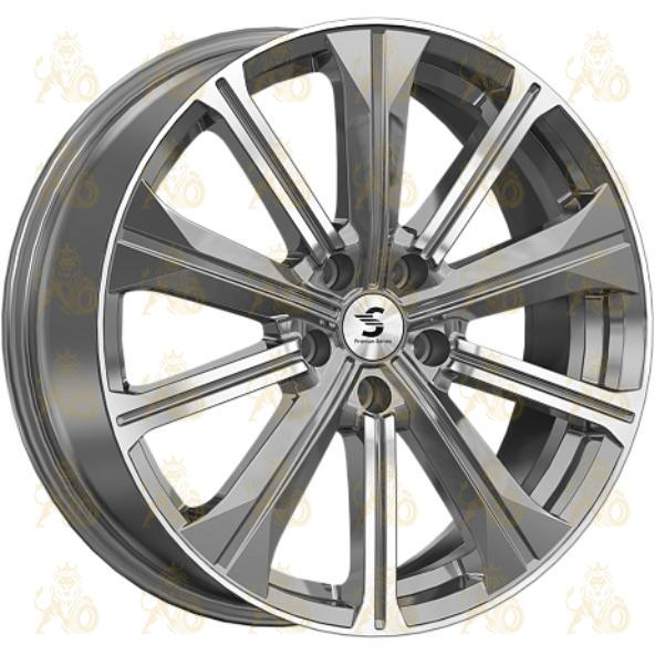 Скад КР013 7x19 5*114.3 ET40 DIA66.1 Diamond gloss graphite Литой
