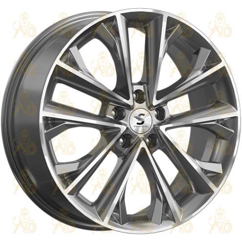 K&K КР012 7x18 5*114.3 ET53 DIA54.1 Diamond gloss graphite Литой