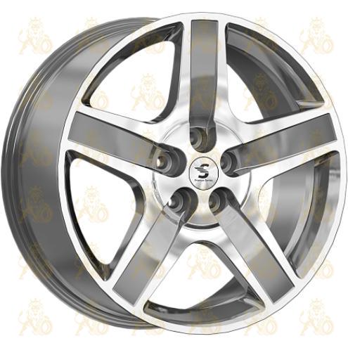 K&K КР008 8.5x20 5*120 ET45.5 DIA62.6 Diamond gloss graphite Литой