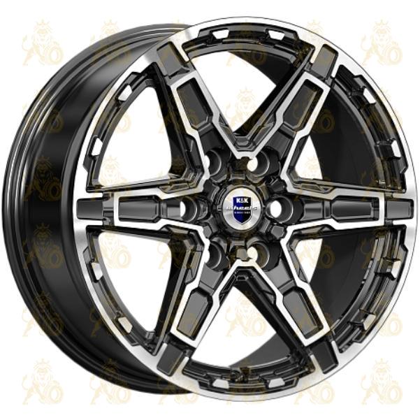 K&K Дистрикт 8x18 6*139.7 ET50 DIA93.1 Алмаз черный Литой