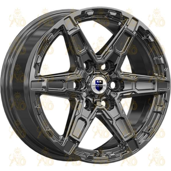 K&K Дистрикт 8x18 6*114.3 ET46 DIA67.1 Черный Литой