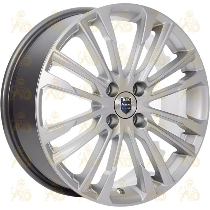 K&K Сильверстоун 6.5x17 4*100 ET41 DIA60.1 Elite silver Литой
