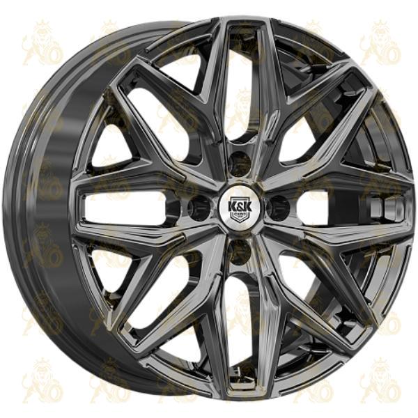K&K Ариус 7x17 5*108 ET40 DIA54.1 Черный Литой