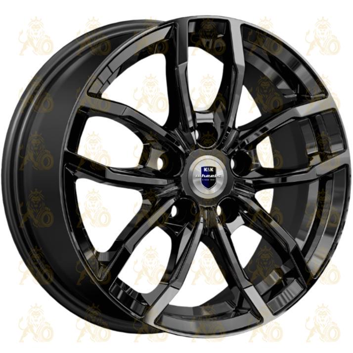 K&K Фрост 6.5x15 5*114.3 ET39 DIA60.1 Черный Литой