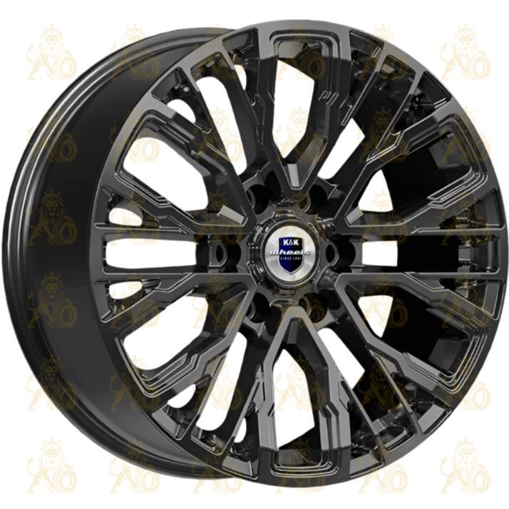 K&K Кортес 8.5x19 6*139.7 ET25 DIA106.1 Черный Литой