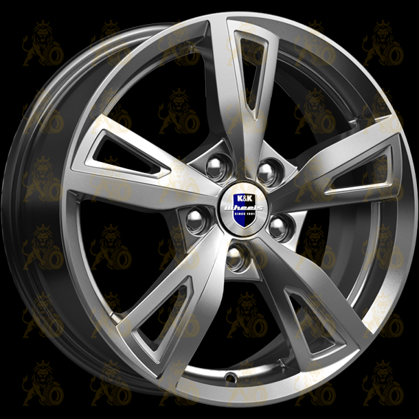 K&K Фишт 6.5x16 5*114.3 ET50 DIA66.1 Дарк платинум Литой