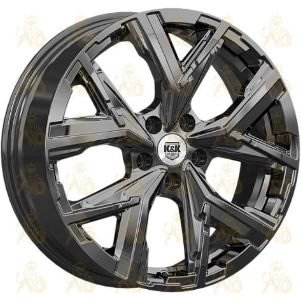 K&K Айона 6.5x18 5*114.3 ET40 DIA64.1 Черный Литой