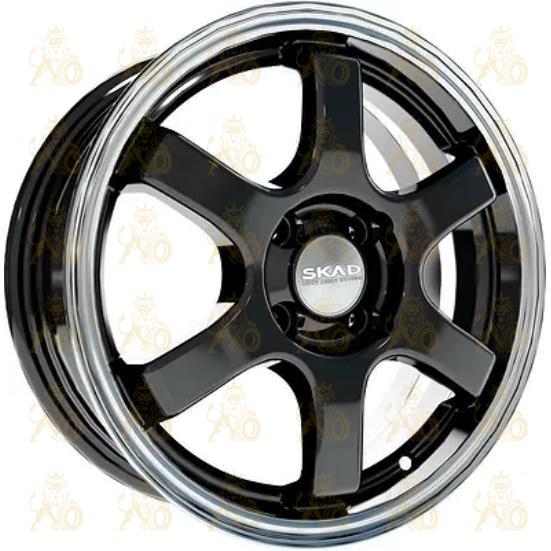 Скад Киото 6x15 4*98 ET38 DIA58.6 Антрацит-алмаз Литой
