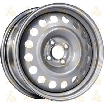 Trebl 8075 6x15 4*114.3 ET43 DIA67.1 Silver Штампованный