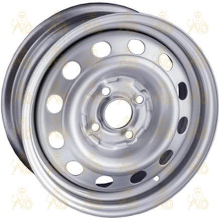 Trebl 6555 5.5x14 4*114.3 ET44 DIA56.6 Silver Штампованный
