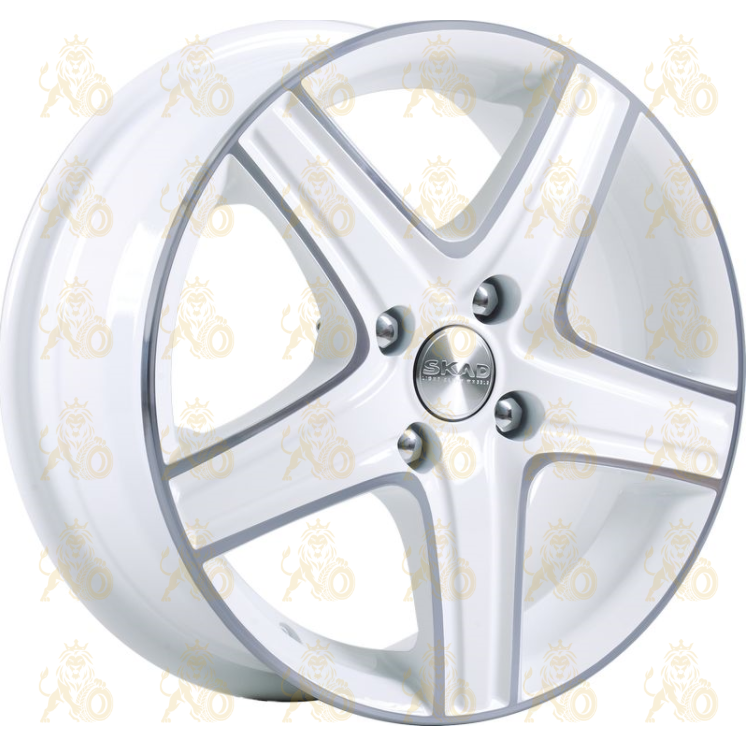 Скад Магнум 5.5x14 4*100 ET49 DIA56.6 Алмаз белый Литой