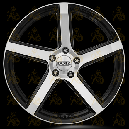 Dotz CP5 dark 9.5x19 5*112 ET35 DIA70.1 BFP Литой
