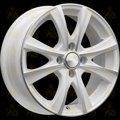 Скад Мальта 6x15 4*100 ET48 DIA54.1 Алмаз белый Литой
