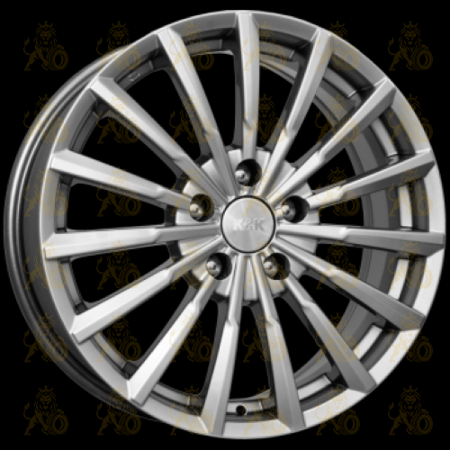 K&K Акцент 5.5x14 4*100 ET43 DIA60.1 Блэк платинум Литой