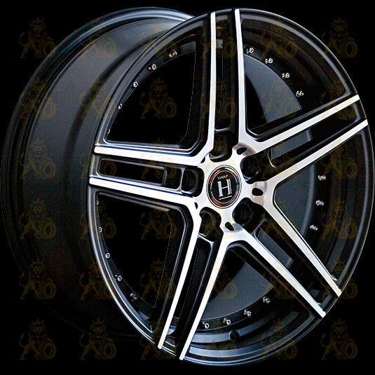 Harp Y-22 10x20 5*112 ET40 DIA72.6 Satin Black Machined Face Литой