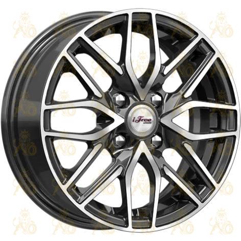 iFree Кайкос 5.5x14 4*100 ET40 DIA67.1 Блэк Джек Литой