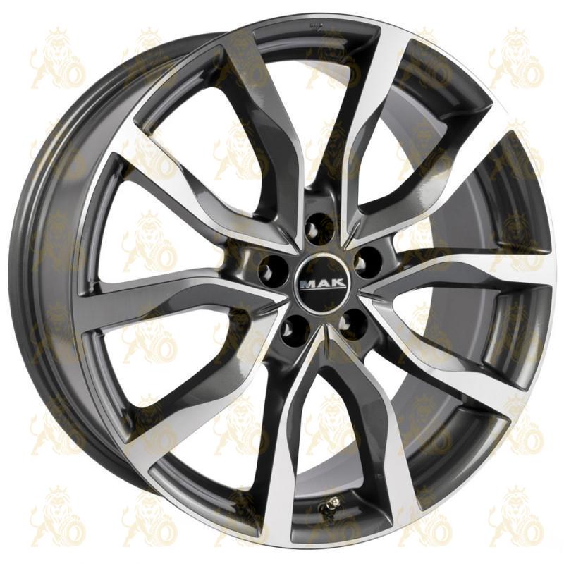 MAK Highlands 9x19 5*120 ET53 DIA72.6 Gunmetal Mirror Face Литой