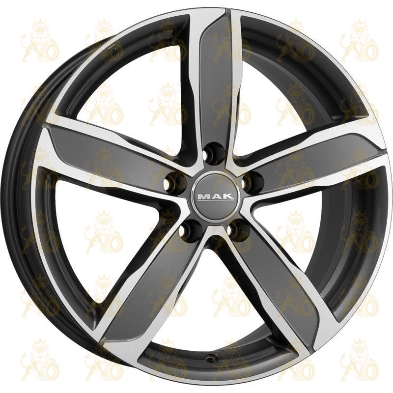MAK Stadt 8x18 5*112 ET50 DIA57.1 Gunmetal Mirror Face Литой