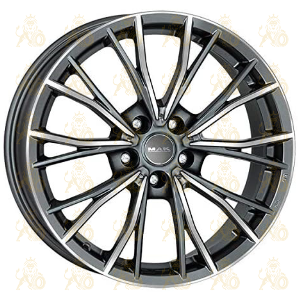 MAK Mark 8x18 5*112 ET30 DIA66.6 Gunmetal Mirror Face Литой