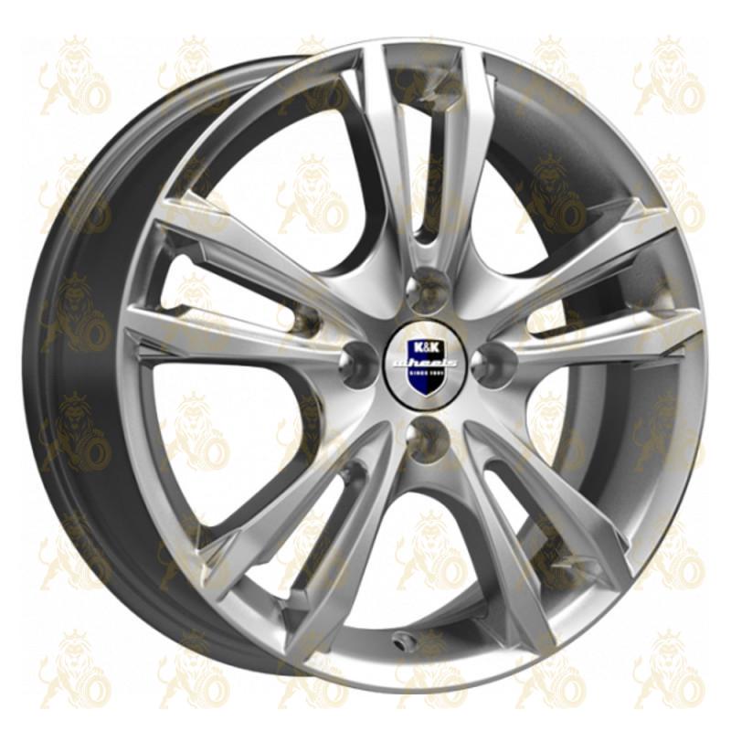 K&K Samara 6x16 4*100 ET50 DIA60.1 Сильвер Литой