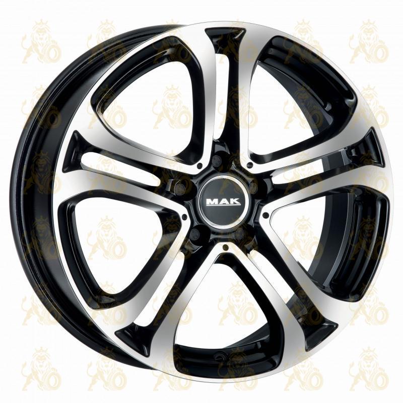 MAK Stuttgart 7.5x17 5*112 ET45 DIA66.6 Black mirror Литой