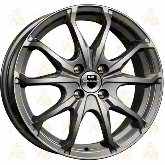 K&K Brent 6x16 4*98 ET35 DIA58.6 Дарк платинум Литой
