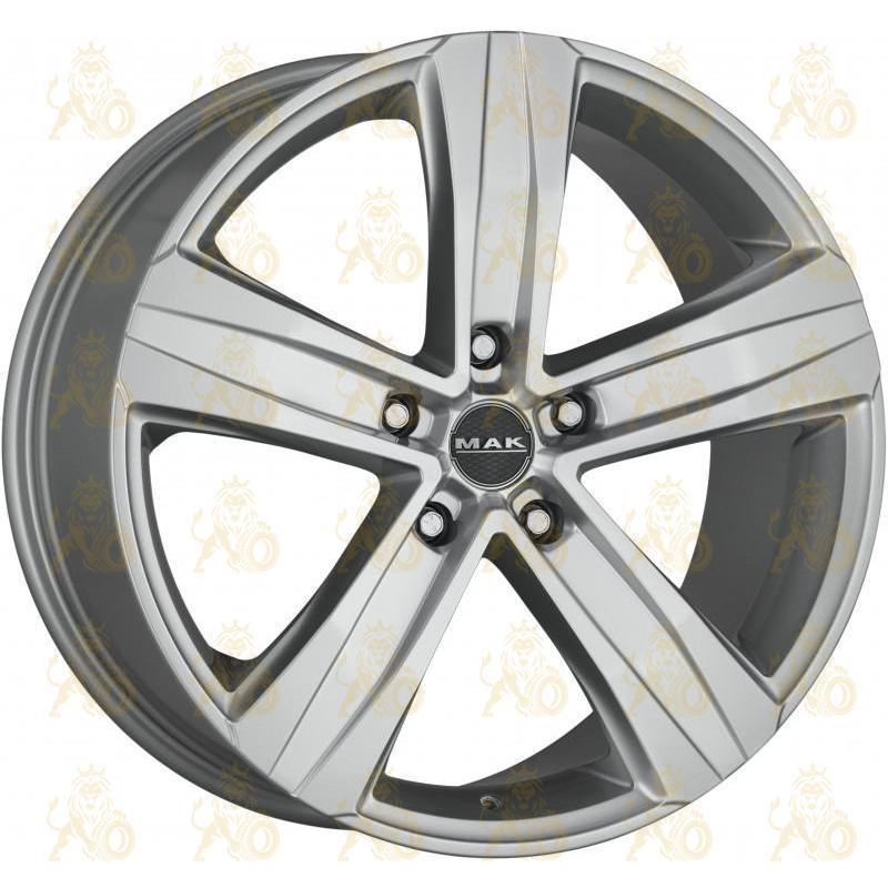 MAK Stone 5 7x17 5*108 ET46 DIA65.1 Silver Литой