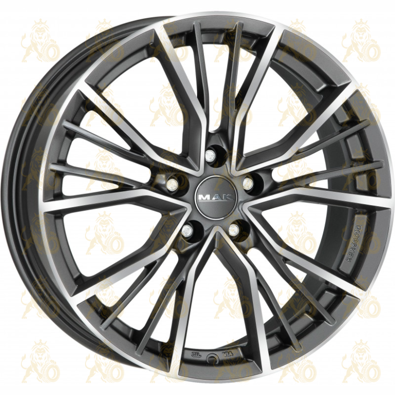MAK Union 10x22 5*112 ET26 DIA66.6 Gunmetal Mirror Face Литой
