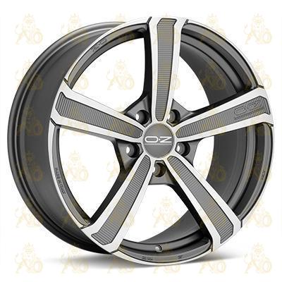 OZ Montecarlo HLT 9.5x20 5*112 ET52 DIA79 Matt Dark Graphite Diamond Cut Литой