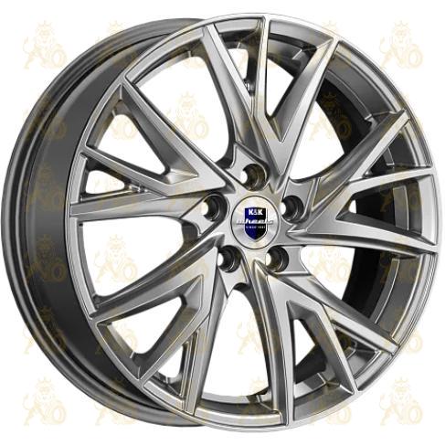 K&K Кайлас 6.5x18 5*108 ET43 DIA65.1 Дарк платинум Литой