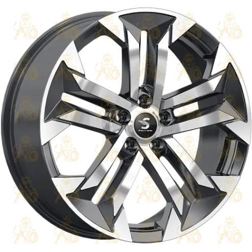 K&K КР015 7.5x19 5*114.3 ET40 DIA64.1 Diamond black gris Литой