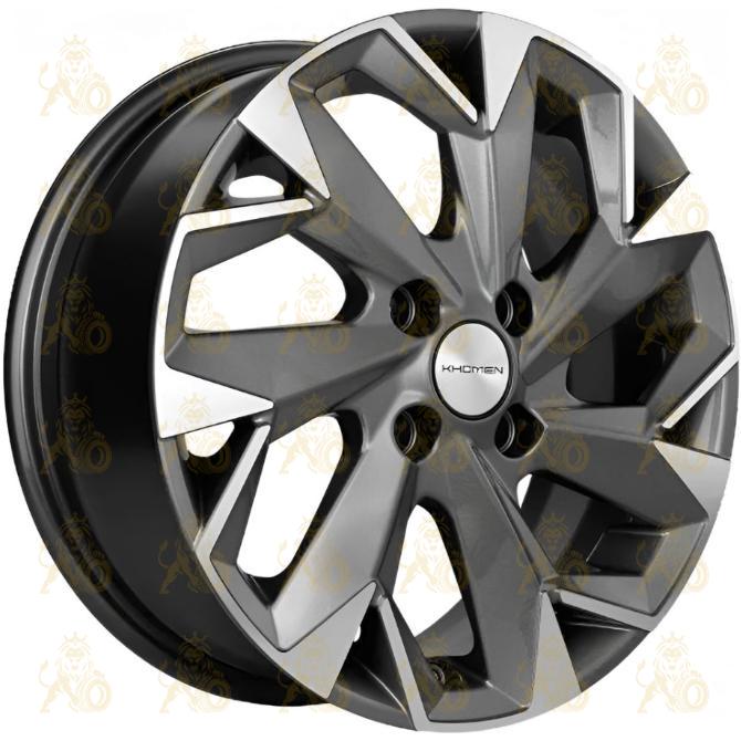 Khomen KHW 1402 5.5x14 4*100 ET43 DIA67.1 Gray-FP Литой