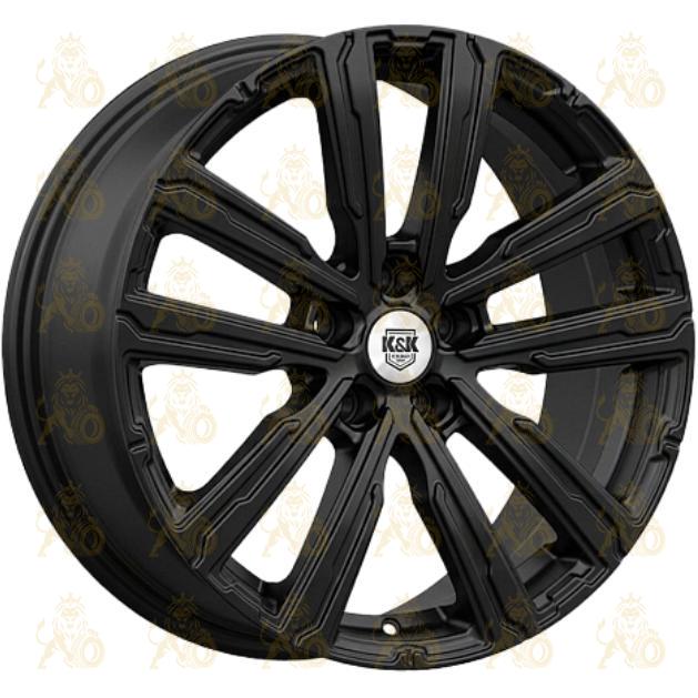 K&K Аламер 7.5x18 5*108 ET47 DIA60.1 Черный Литой