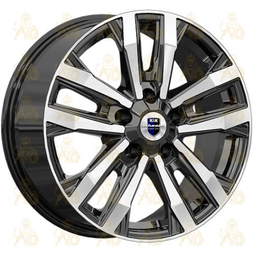 K&K Мичиган 8x18 5*130 ET53 DIA71.6 Алмаз черный Литой