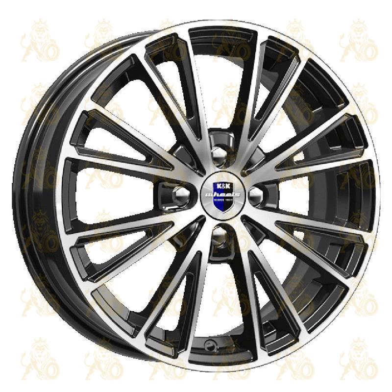 K&K Меандр 6x15 4*100 ET46 DIA54.1 Алмаз черный SK Литой