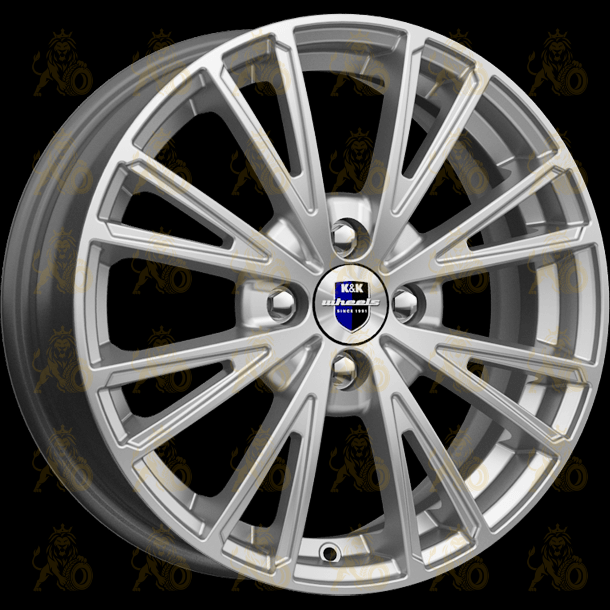 K&K Меандр 6x15 4*100 ET50 DIA60.1 Сильвер Литой
