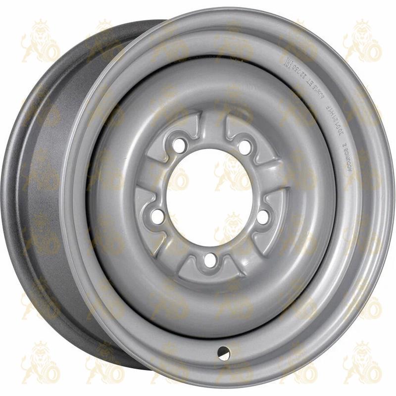 Accuride УАЗ-450 6x15 5*139.7 ET22 DIA108.6 Silver Штампованный