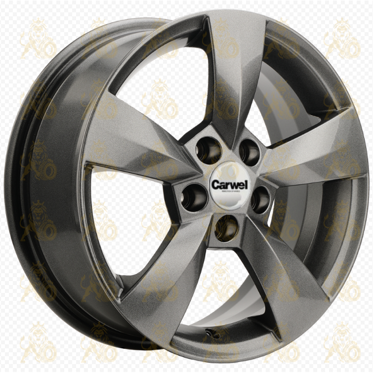 Khomen KHW 1504 6x15 5*100 ET38 DIA57.1 G-Silver Литой